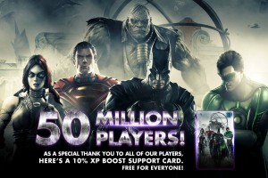 Injustice: Gods Among Us Mobile has reached 50 million players