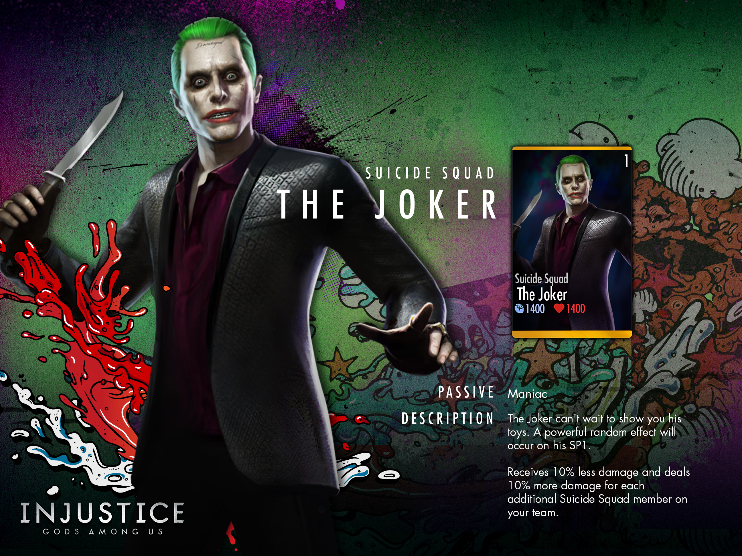 INJUSTICE Mobile - Suicide Squad Joker Trailer 