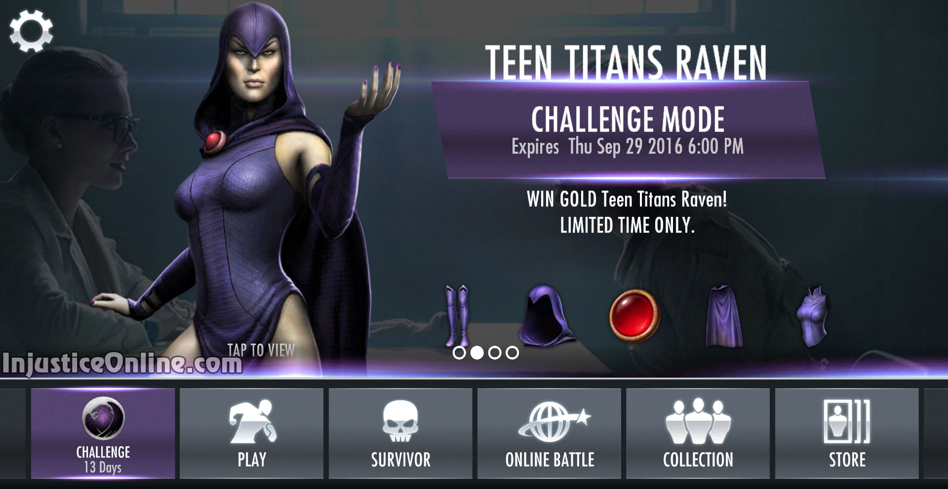 raven teen titans costume injustice