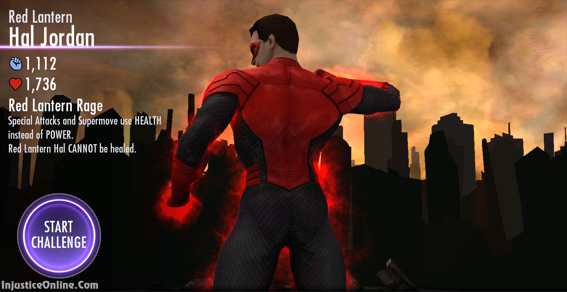 Injustice 2 hal Jordan Red Lantern