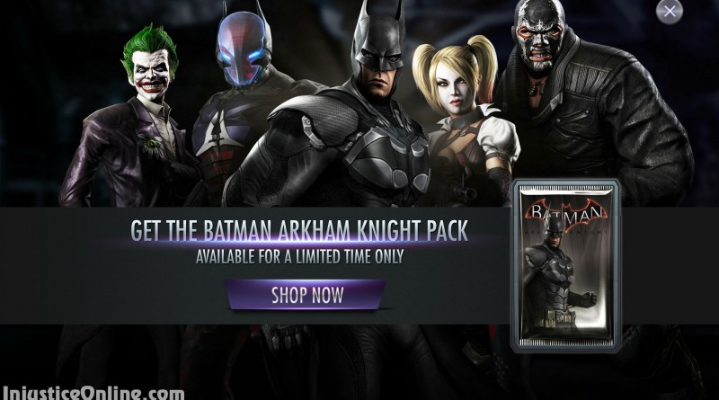Arkham Knight Booster Pack  Available For Injustice Mobile –  InjusticeOnline