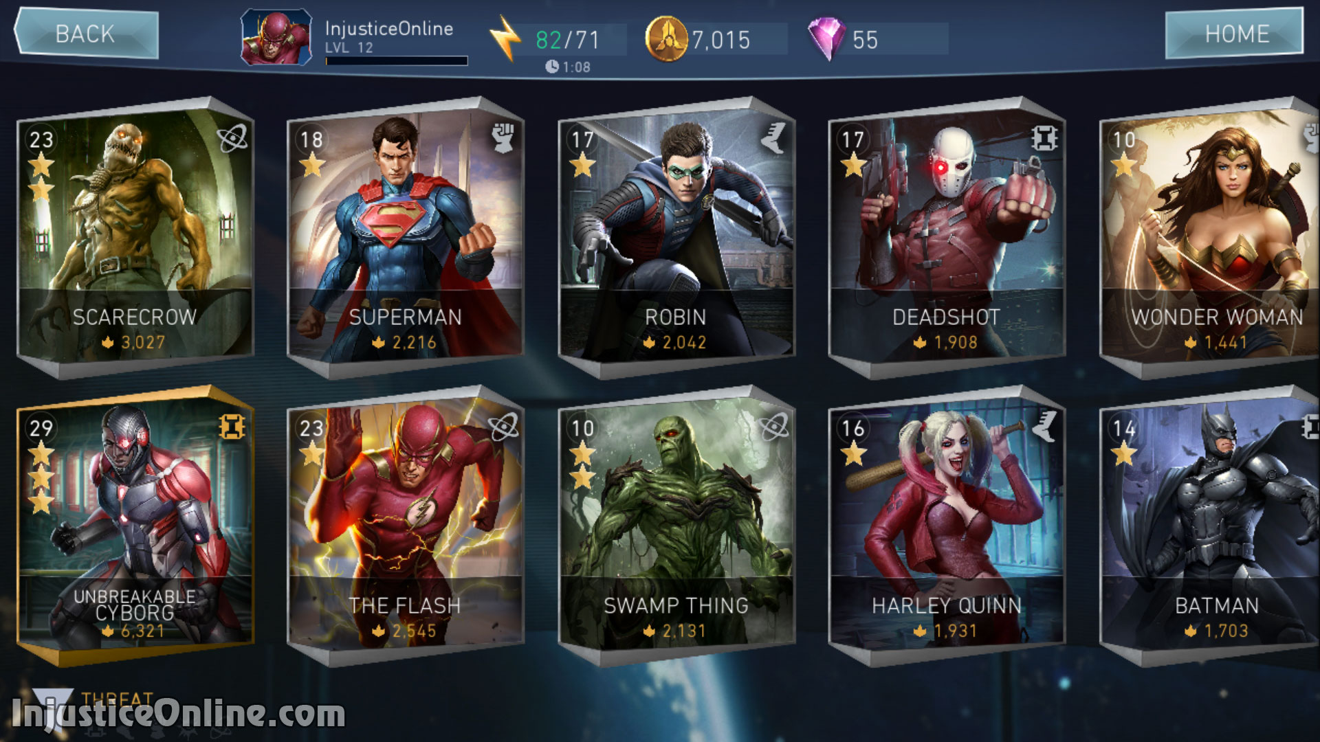 injustice 2 all characters